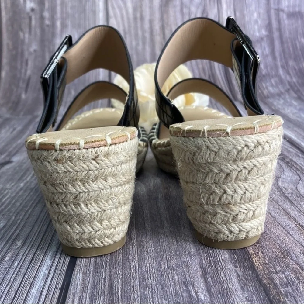 Vintage Havana Robin Sandals in Black Size 7 1/2 NIB